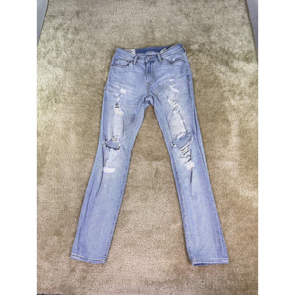 HM Jeans Mens Size 30x32 Skinny Fit Coupe Moulante Stretch Blue Denim D686